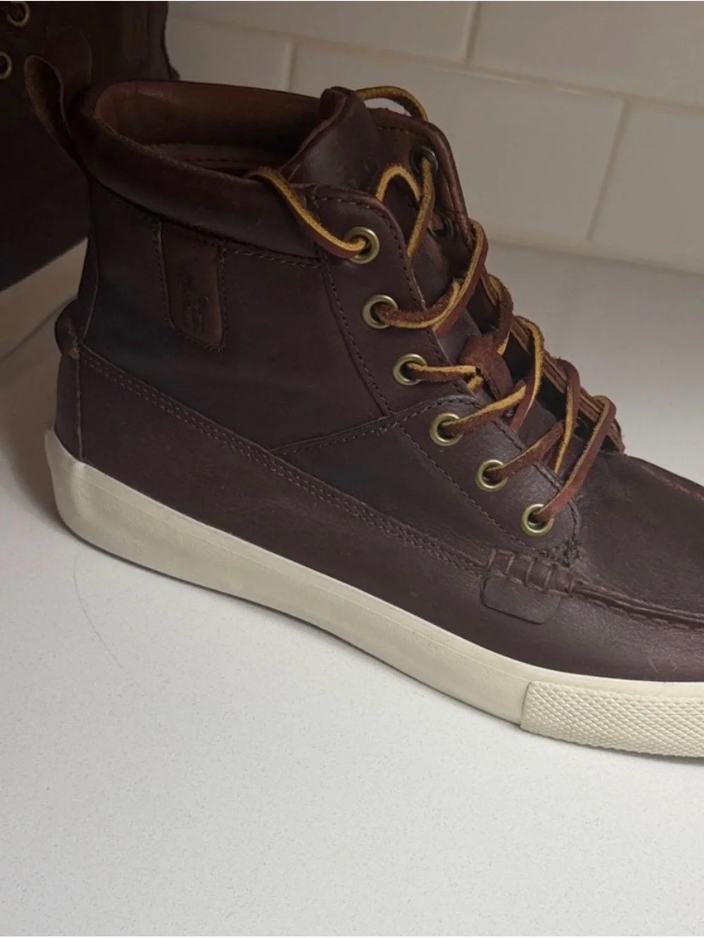 Polo by Ralph Lauren Brown Leather Chukka Boots - Never Worn